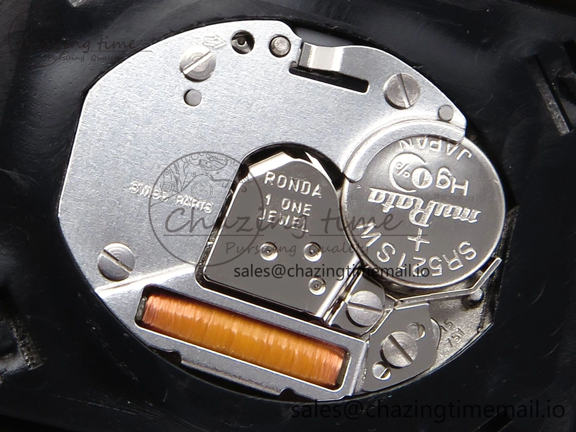 Tank Must RG 25.5mm AF 1:1 Best Edition White Dial on Blue Leather Strap Ronda Quartz
