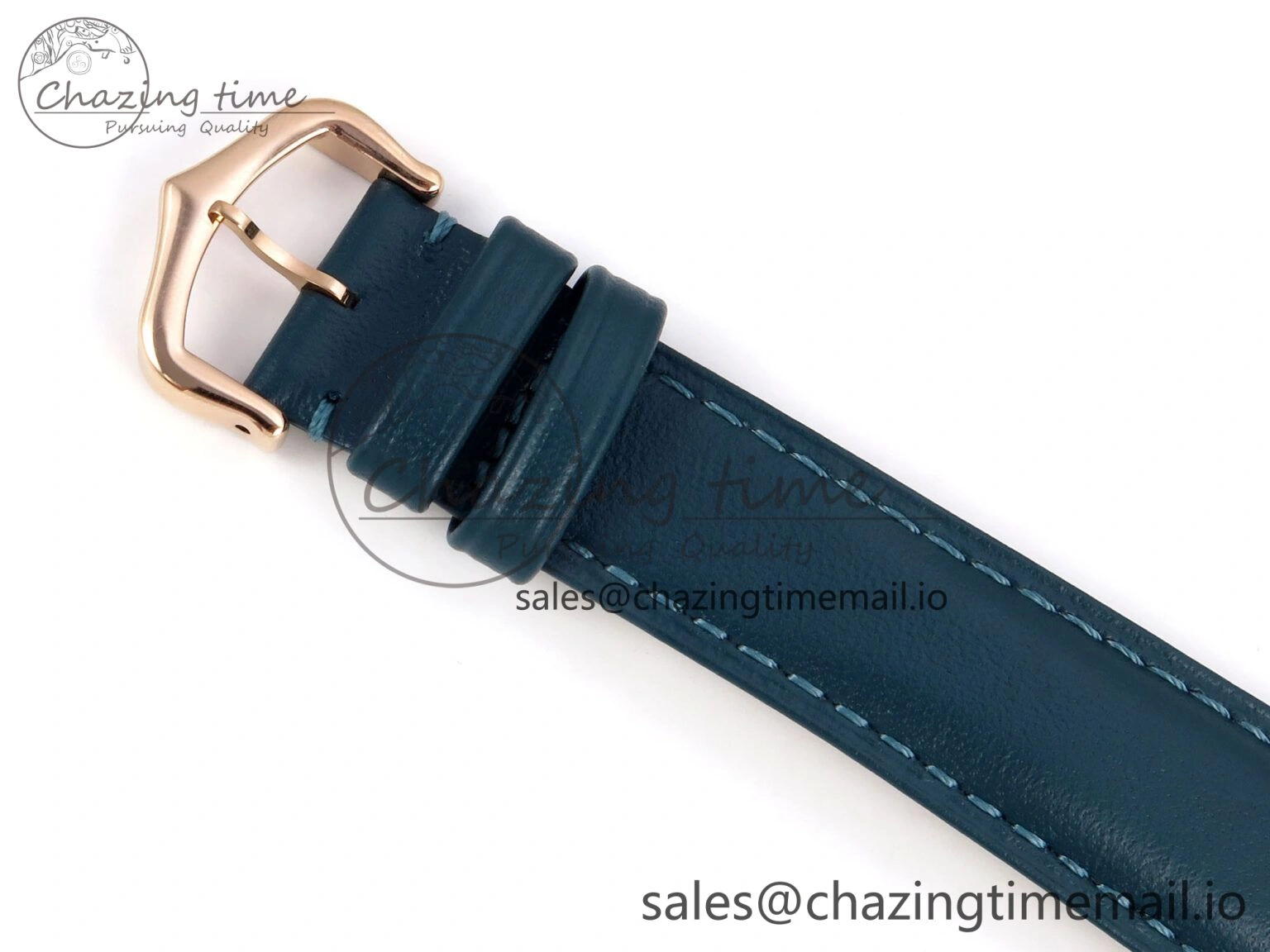 Tank Must RG 25.5mm AF 1:1 Best Edition White Dial on Blue Leather Strap Ronda Quartz
