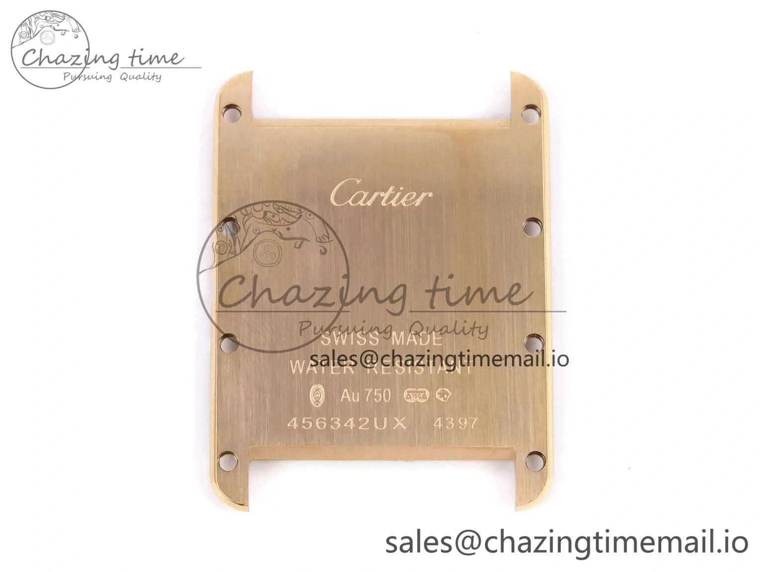 Tank Must RG 25.5mm AF 1:1 Best Edition White Dial on Brown Leather Strap Ronda Quartz