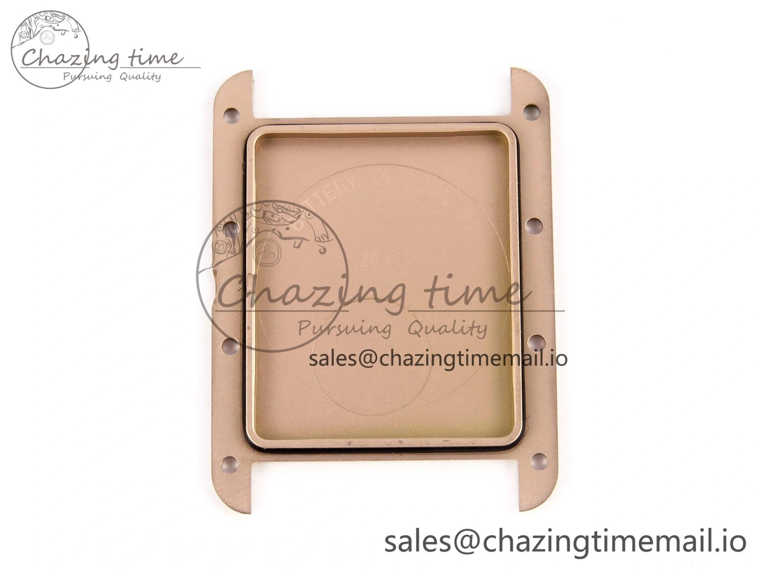 Tank Must RG 25.5mm AF 1:1 Best Edition White Dial on Brown Leather Strap Ronda Quartz