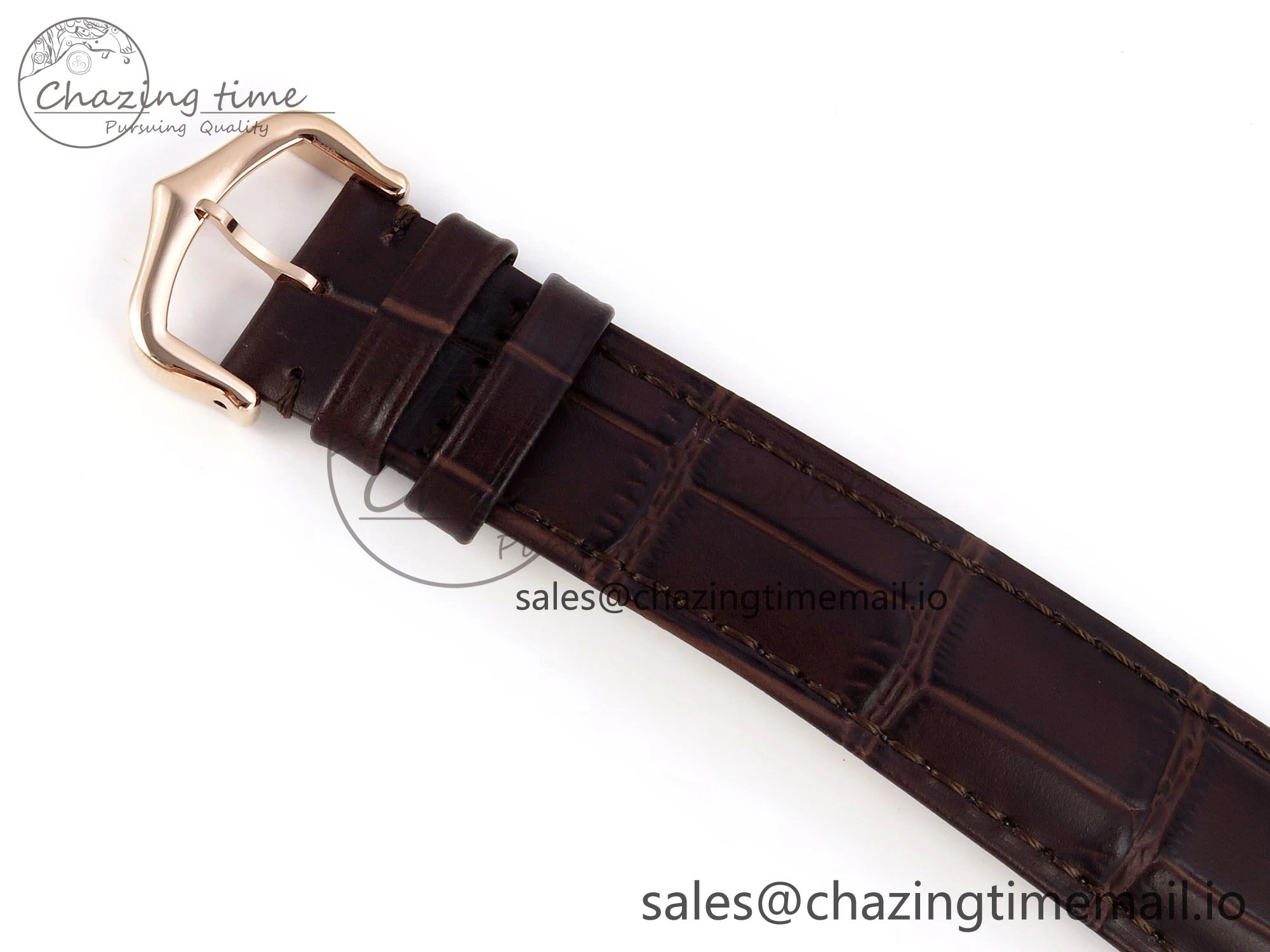 Tank Must RG 25.5mm AF 1:1 Best Edition White Dial on Brown Leather Strap Ronda Quartz