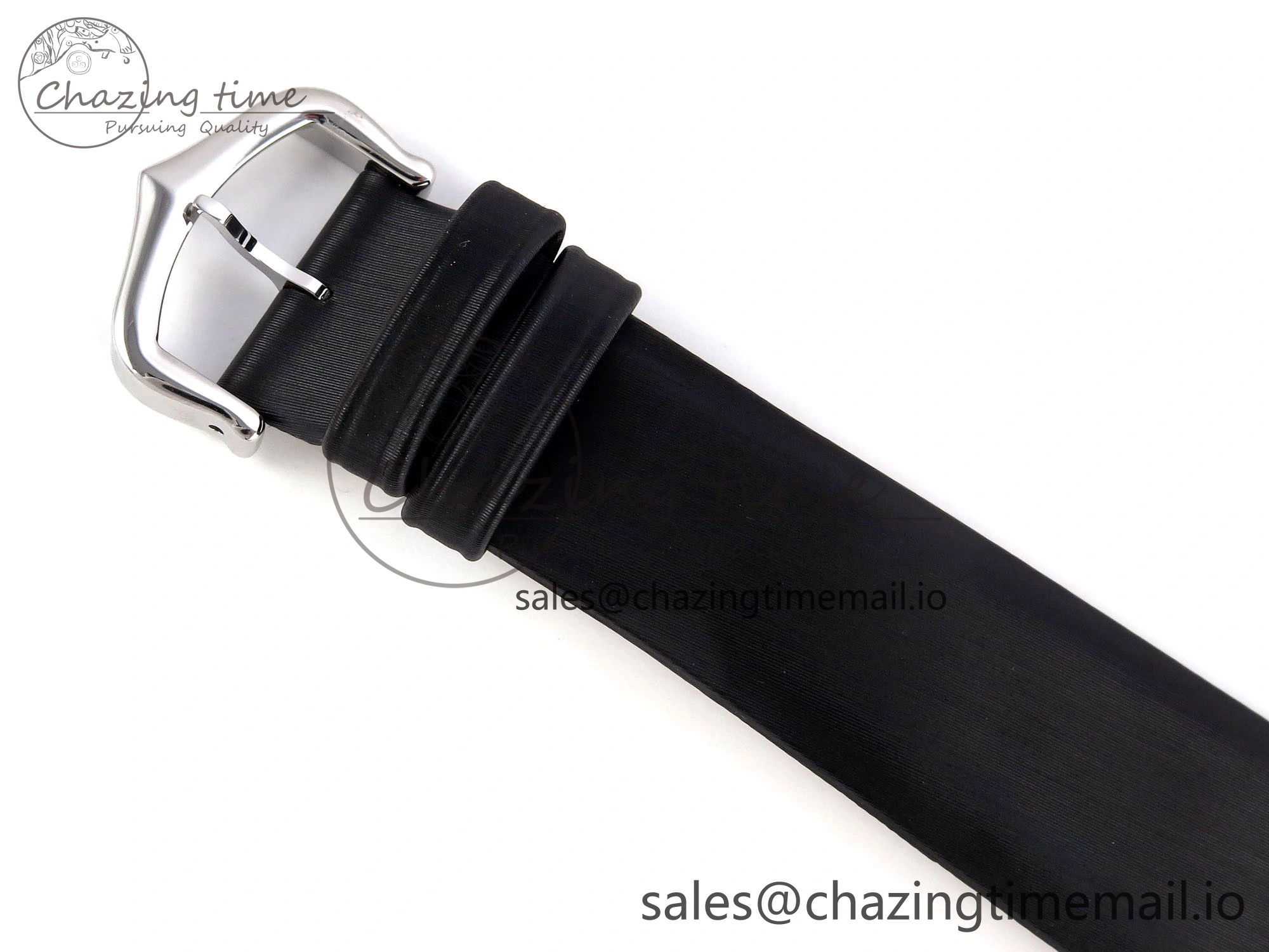 Tank Must SS 25.5mm AF 1:1 Best Edition White Dial Diamonds Bezel on Black Fabric Strap Ronda Quartz
