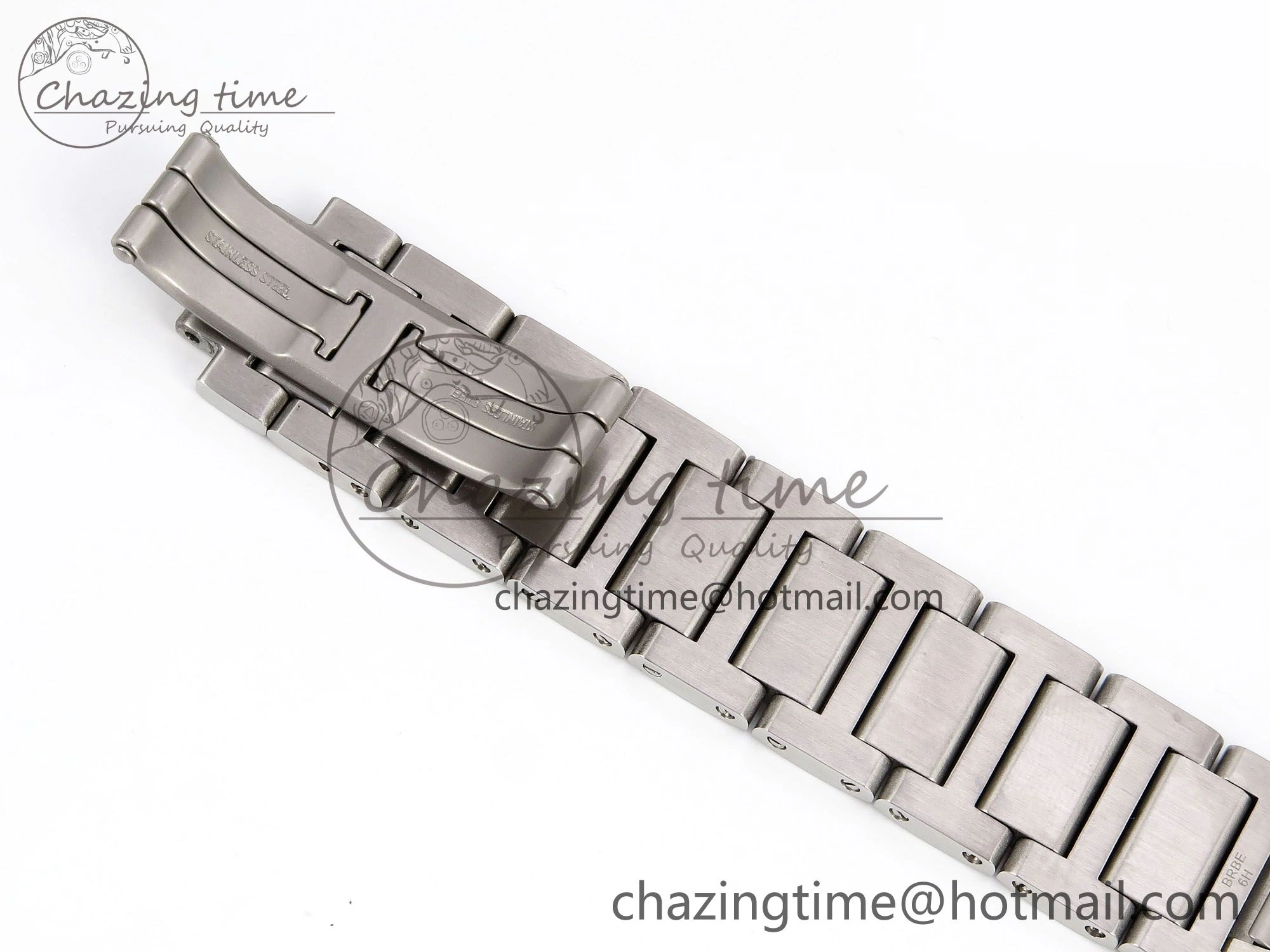 Tank Must SS 33.7mm DRF 1:1 Best Edition White Dial on SS Bracelet Jap Quartz
