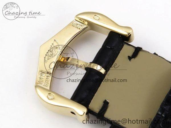 Tank Must Small YG 29mm DRF 1:1 Best Edition YG Dial on Black Leather Strap Swiss Quartz