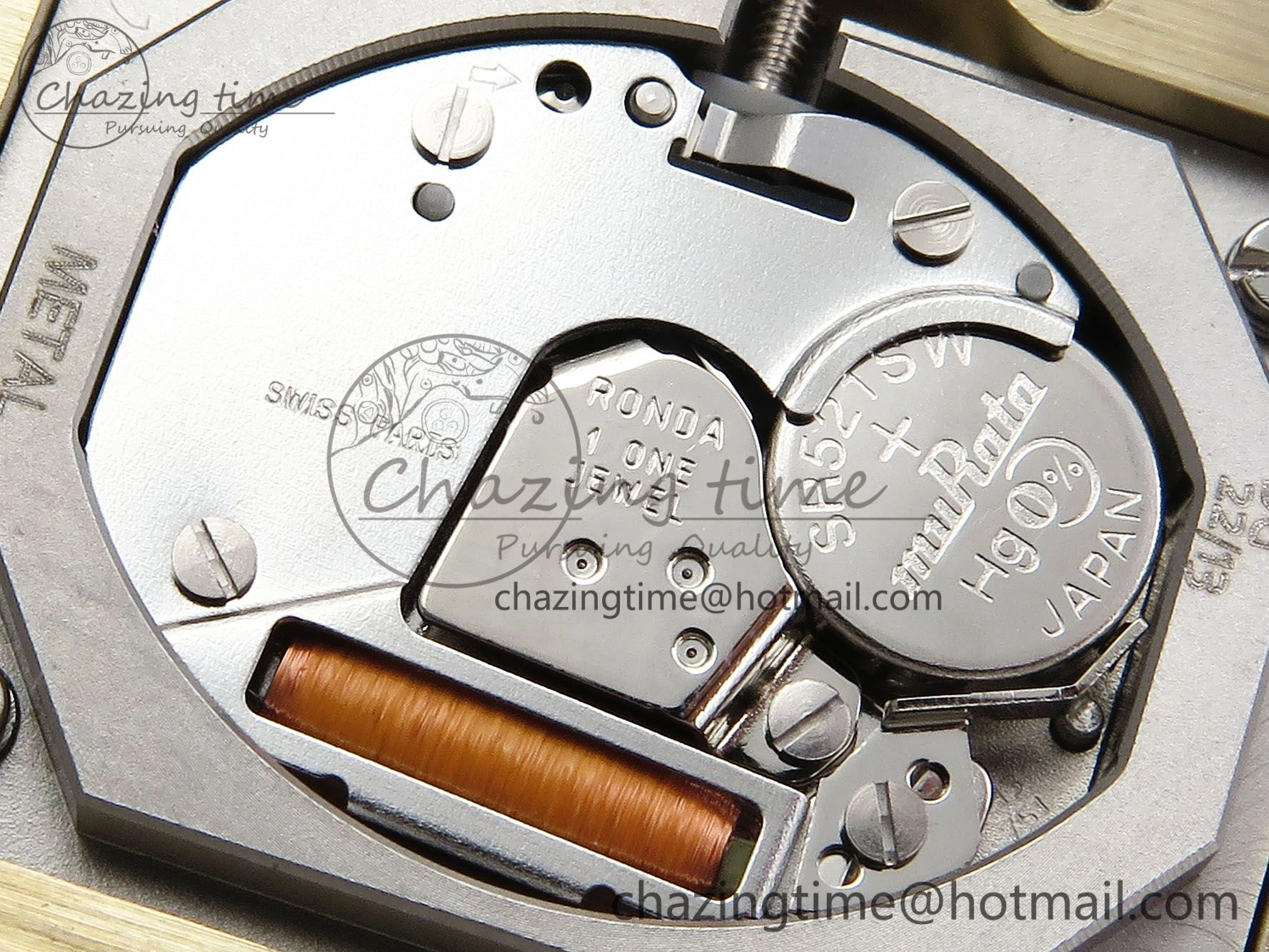 Tank Must Small YG 29mm DRF 1:1 Best Edition YG Dial on Brown Leather Strap Swiss Quartz