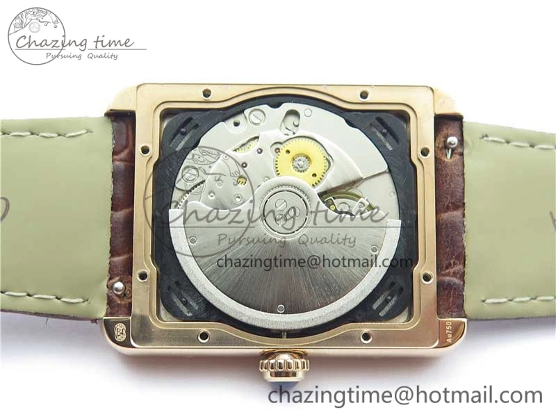 Tank Solo 31mm RG V9F 1:1 Best Edition White Dial on Brown Leather Strap MIYOTA 9015