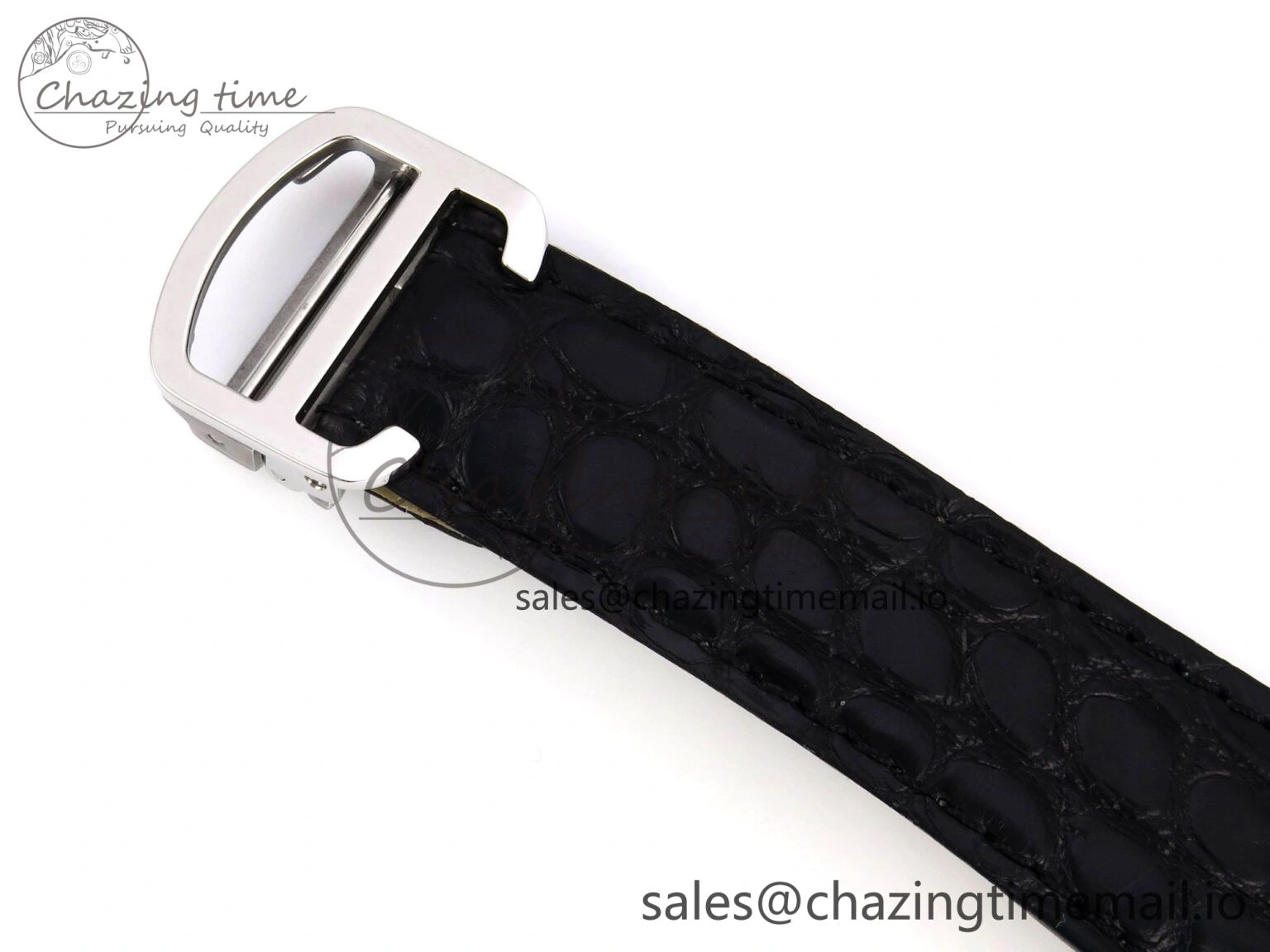Tank Solo 31mm SS AF 1:1 Best Edition White Dial Diamonds Bezel on Black Croco Strap MIYOTA 9015