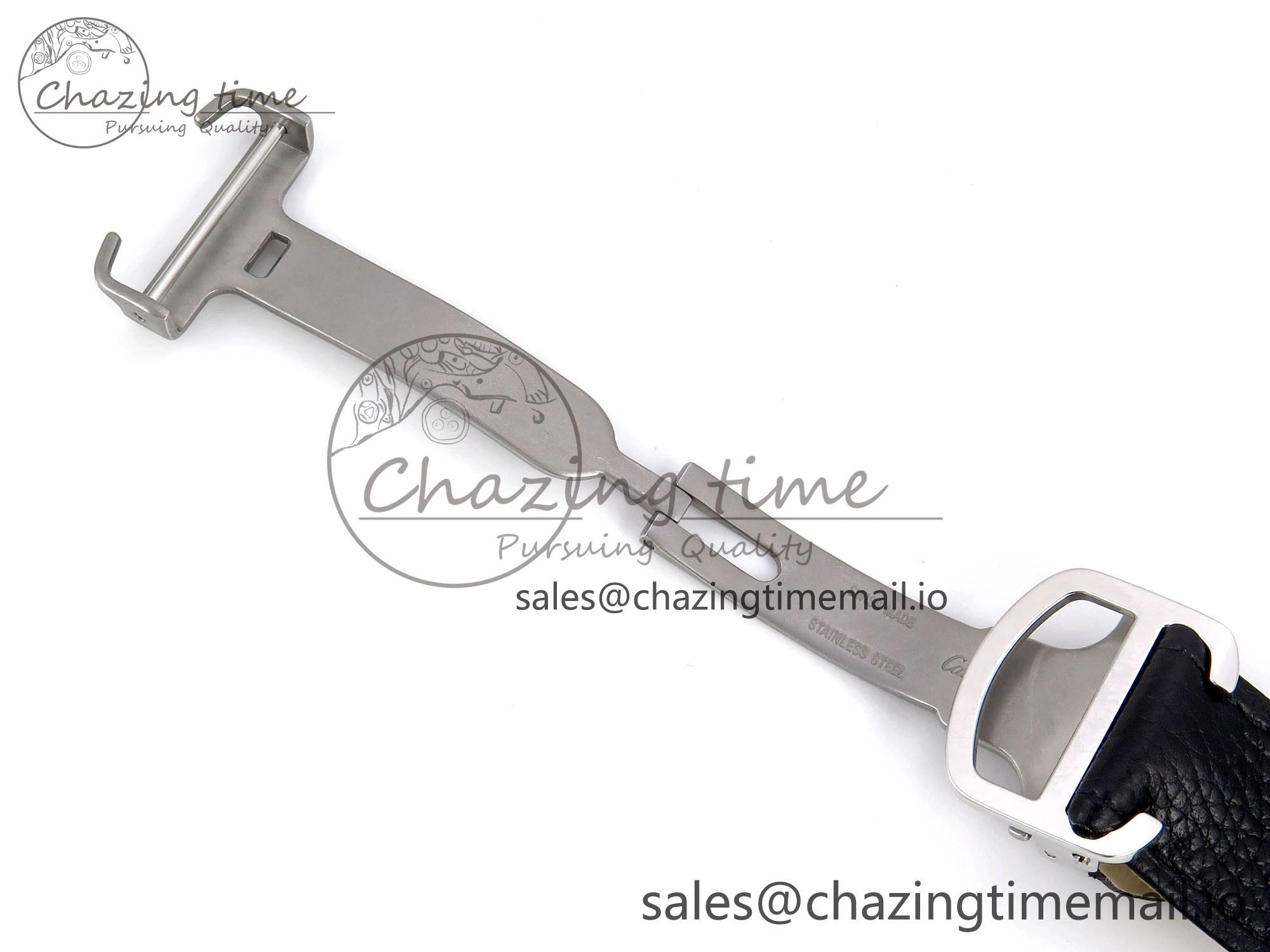 Tank Solo 31mm SS AF 1:1 Best Edition White Dial Diamonds Bezel on Black Leather Strap MIYOTA 9015