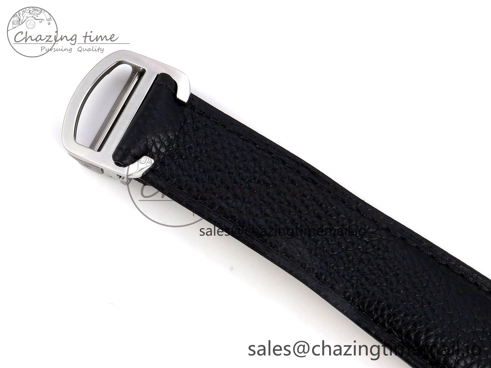 Tank Solo 31mm SS AF 1:1 Best Edition White Dial Diamonds Bezel on Black Leather Strap MIYOTA 9015