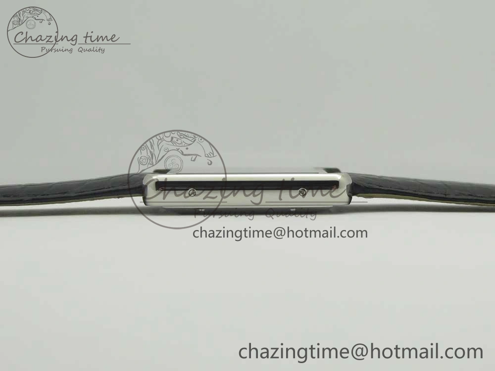 Tank Solo 31mm SS KZF 1:1 Best Edition White Dial on Black Leather Strap MIYOTA 9015