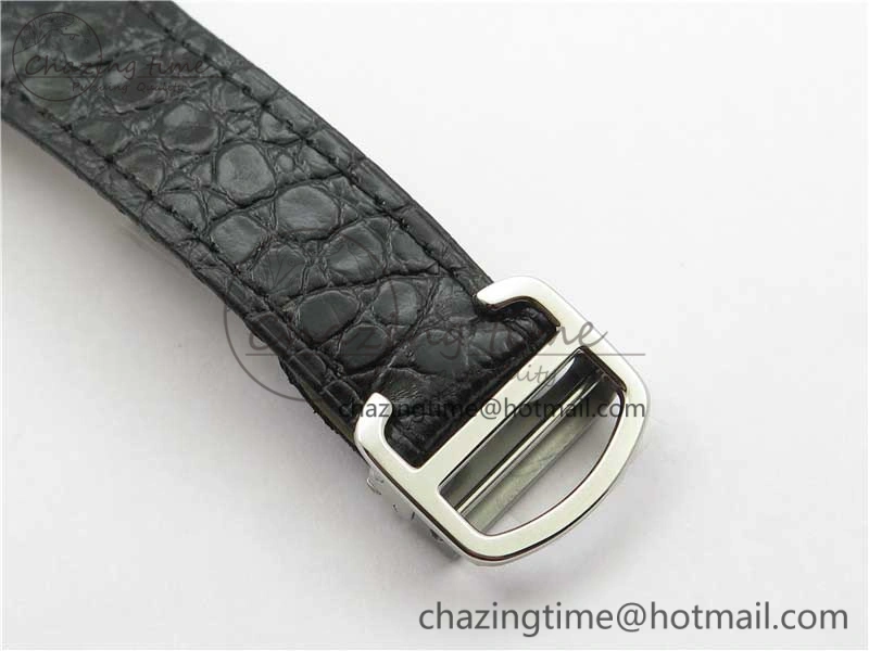 Tank Solo 31mm SS V9F 1:1 Best Edition White Dial on Black Leather Strap MIYOTA 9015