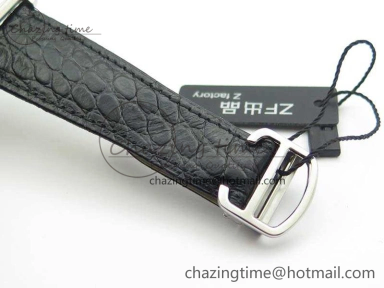 Tank Solo 31mm SS ZF 1:1 Best Edition White Dial On Black Leather Strap MIYOTA 9015