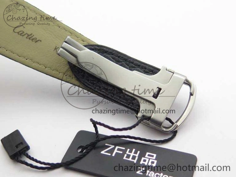 Tank Solo 31mm SS ZF 1:1 Best Edition White Dial On Black Leather Strap MIYOTA 9015