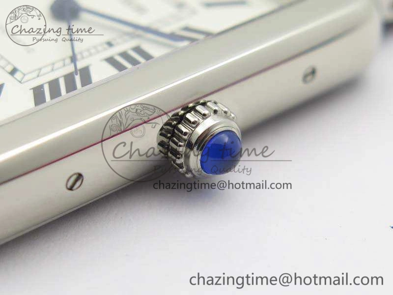 Tank Solo 31mm SS ZF 1:1 Best Edition White Dial On SS Bracelet MIYOTA 9015