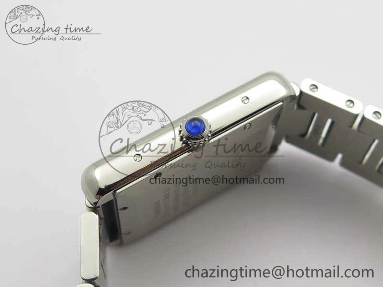 Tank Solo 31mm SS ZF 1:1 Best Edition White Dial On SS Bracelet MIYOTA 9015