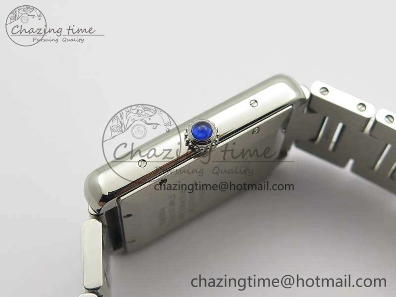 Tank Solo 31mm SS ZF 1:1 Best Edition White Dial On SS Bracelet MIYOTA 9015