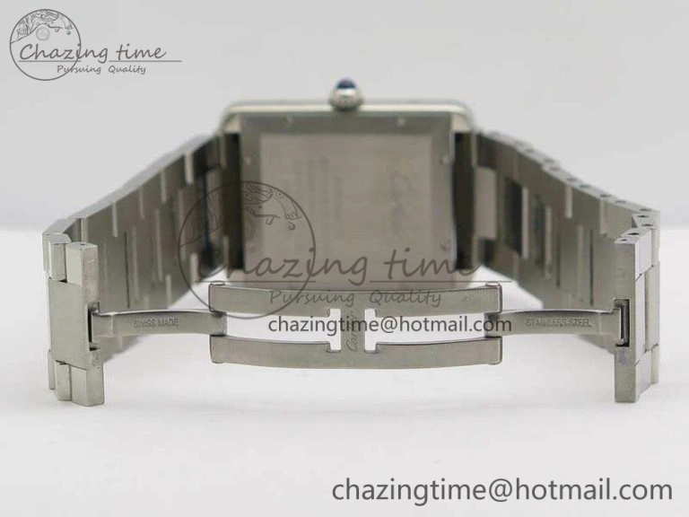 Tank Solo 31mm SS ZF 1:1 Best Edition White Dial On SS Bracelet MIYOTA 9015