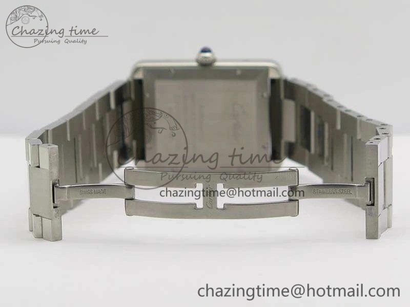 Tank Solo 31mm SS ZF 1:1 Best Edition White Dial On SS Bracelet MIYOTA 9015