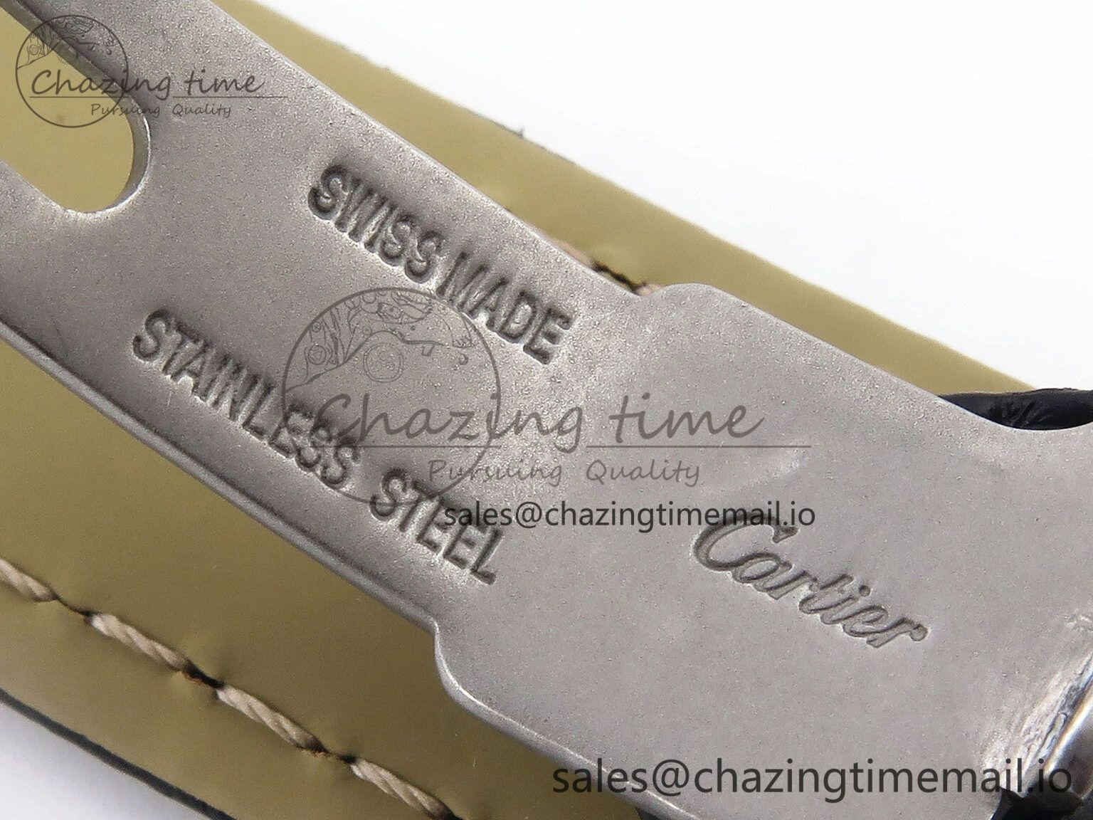 Tank Solo Ladies 25mm SS AF 1:1 Best Edition White Dial Diamonds Bezel on Black Leather Strap Ronda Quartz