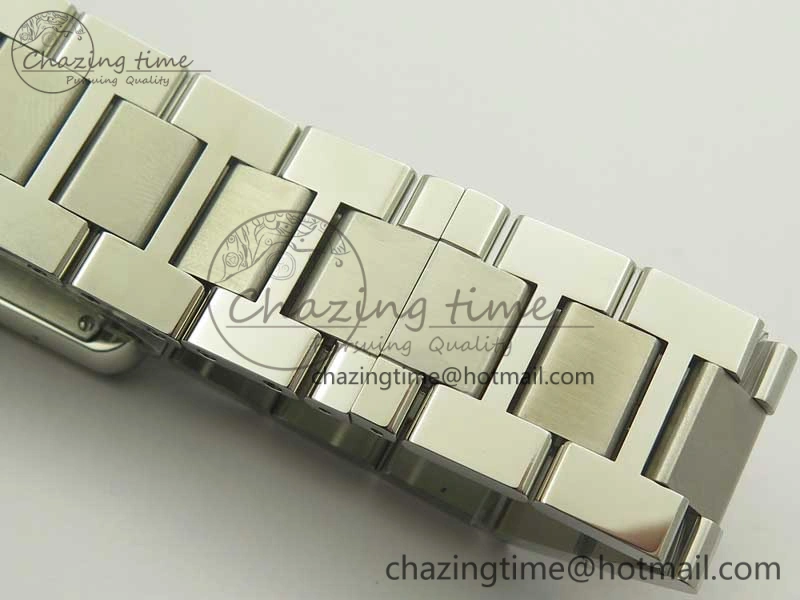 Tank Solo Ladies 28mm SS K11F 1:1 Best Edition White Dial on SS Bracelet Ronda Quartz