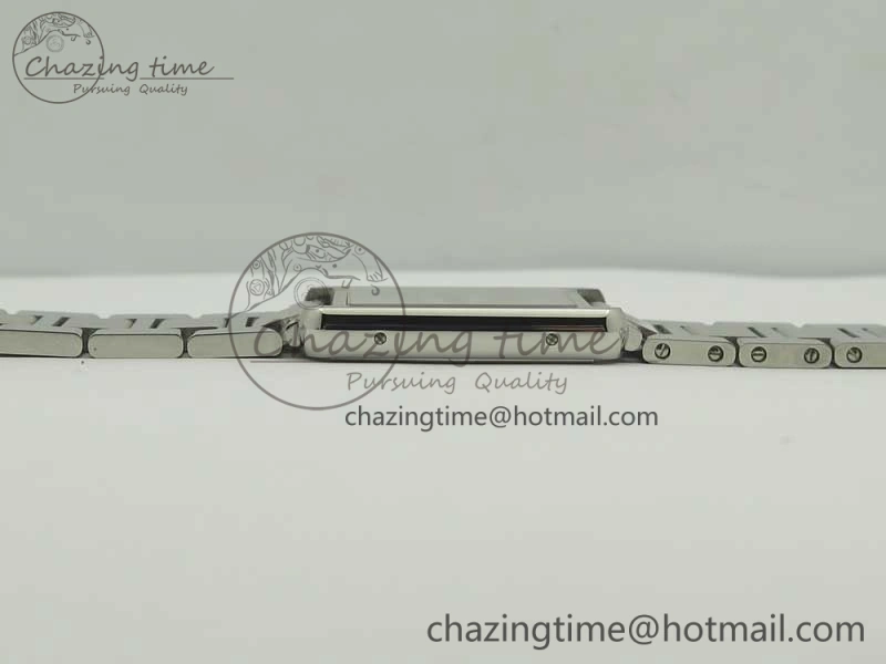 Tank Solo Ladies 28mm SS K11F 1:1 Best Edition White Dial on SS Bracelet Ronda Quartz