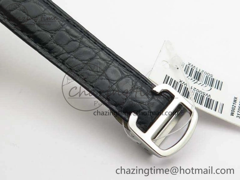 Tank Solo W5200002 Ladies 25mm SS LMF 1:1 Best Edition White Dial On Leather Strap Ronda Quartz