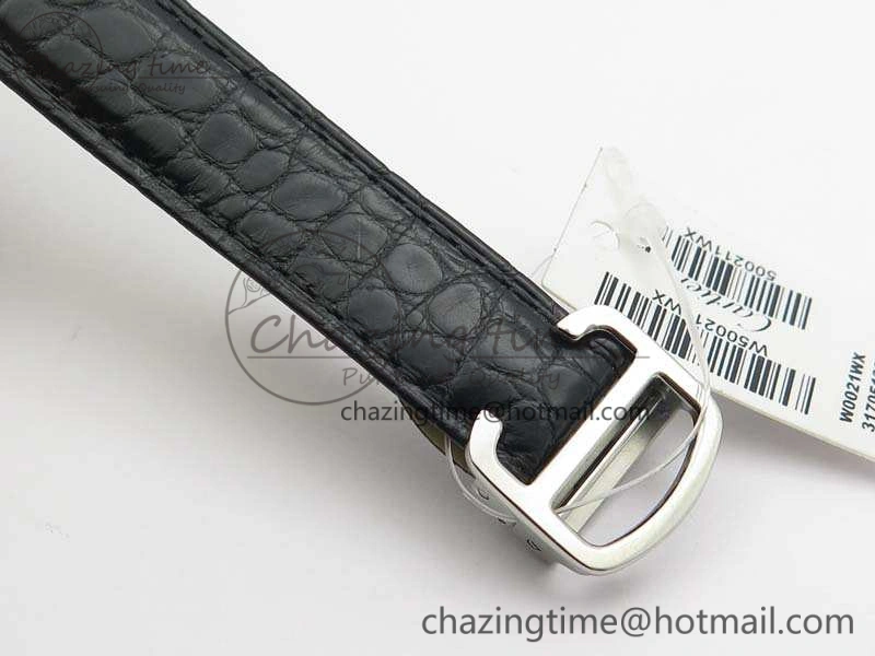 Tank Solo W5200002 Ladies 25mm SS LMF 1:1 Best Edition White Dial On Leather Strap Ronda Quartz