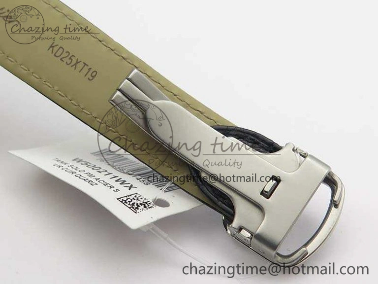 Tank Solo W5200002 Ladies 25mm SS LMF 1:1 Best Edition White Dial On Leather Strap Ronda Quartz