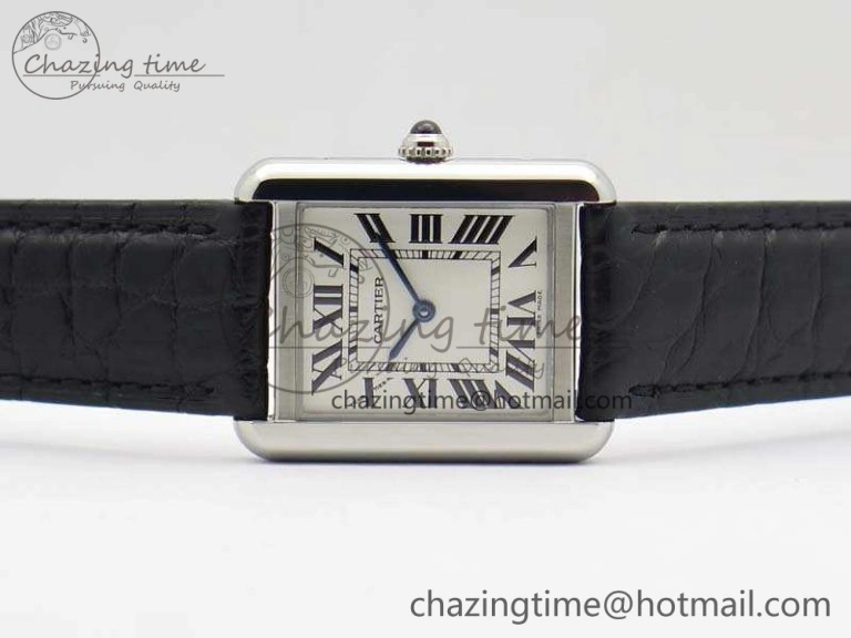 Tank Solo W5200002 Ladies 25mm SS LMF 1:1 Best Edition White Dial On Leather Strap Ronda Quartz