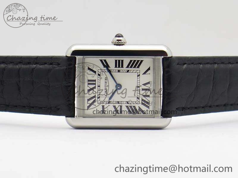 Tank Solo W5200002 Ladies 25mm SS LMF 1:1 Best Edition White Dial On Leather Strap Ronda Quartz