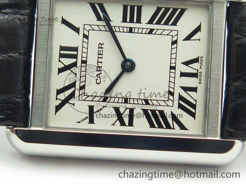 Tank Solo W5200002 Ladies 25mm SS LMF 1:1 Best Edition White Dial On Leather Strap Ronda Quartz