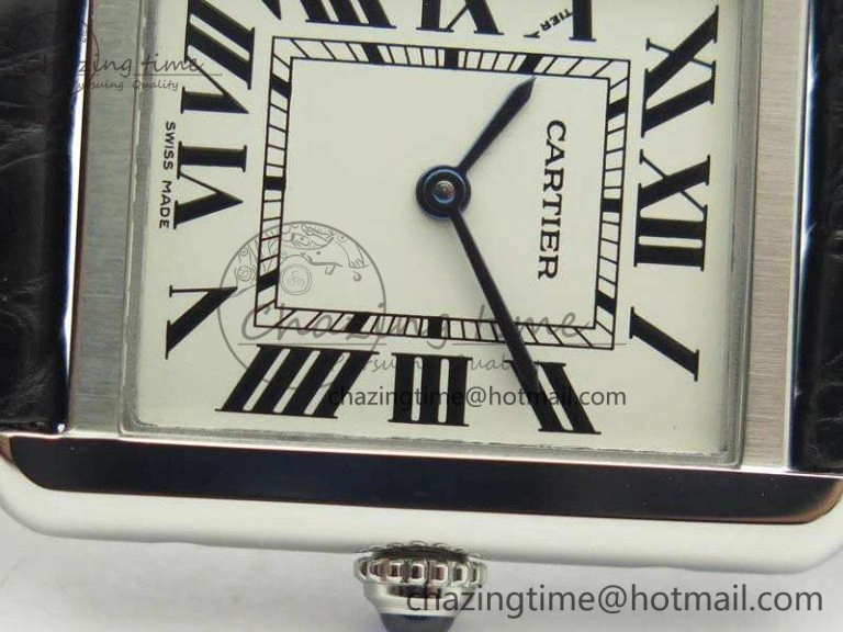 Tank Solo W5200002 Ladies 25mm SS LMF 1:1 Best Edition White Dial On Leather Strap Ronda Quartz