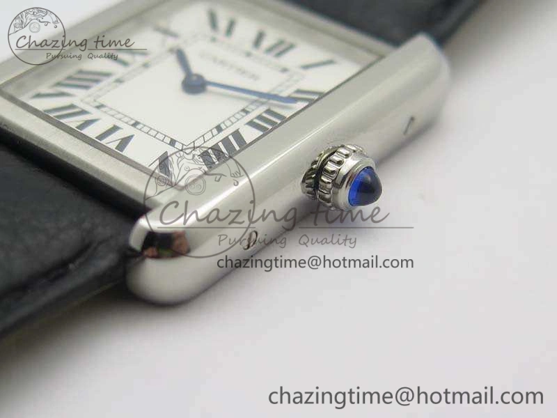 Tank Solo W5200002 Ladies 25mm SS ZF 1:1 Best Edition White Dial On Leather Strap Ronda Quartz