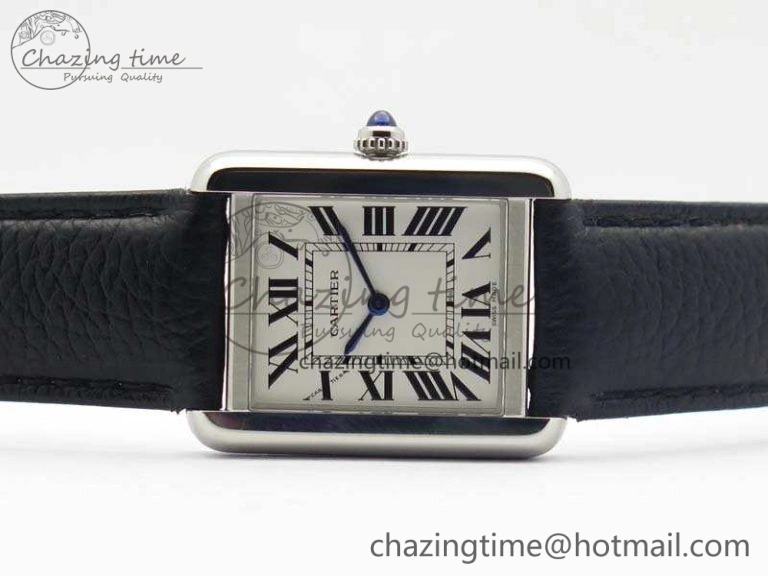 Tank Solo W5200002 Ladies 25mm SS ZF 1:1 Best Edition White Dial On Leather Strap Ronda Quartz