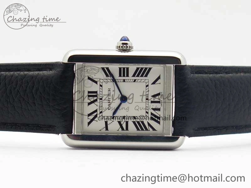 Tank Solo W5200002 Ladies 25mm SS ZF 1:1 Best Edition White Dial On Leather Strap Ronda Quartz