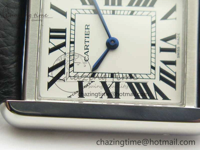 Tank Solo W5200002 Ladies 25mm SS ZF 1:1 Best Edition White Dial On Leather Strap Ronda Quartz