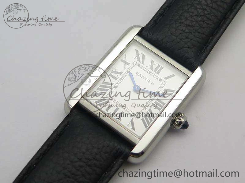 Tank Solo W5200002 Ladies 25mm SS ZF 1:1 Best Edition White Dial On Leather Strap Ronda Quartz