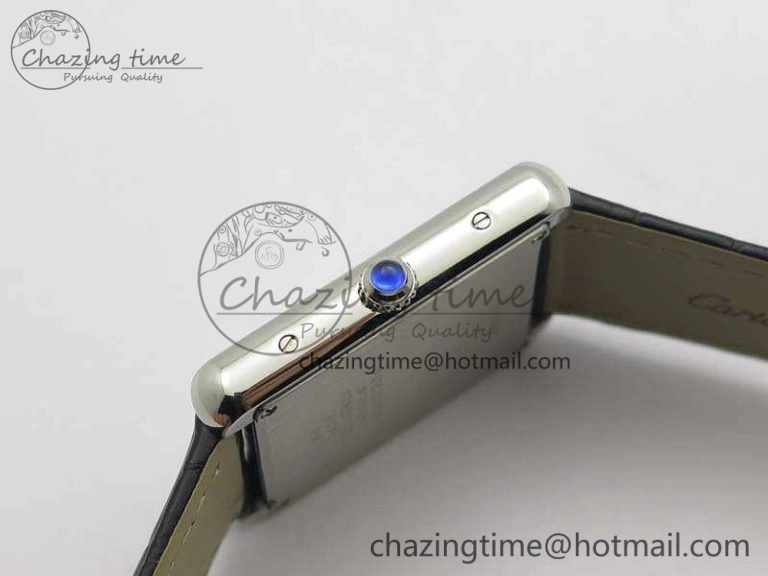 Tank Solo W5200002 Ladies 28mm SS LMF 1:1 Best Edition White Dial On Leather Strap Ronda Quartz