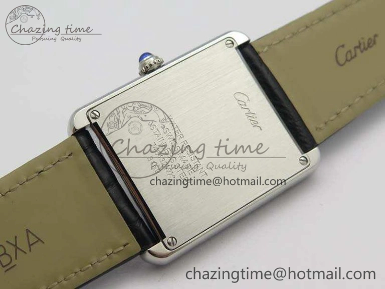 Tank Solo W5200002 Ladies 28mm SS LMF 1:1 Best Edition White Dial On Leather Strap Ronda Quartz