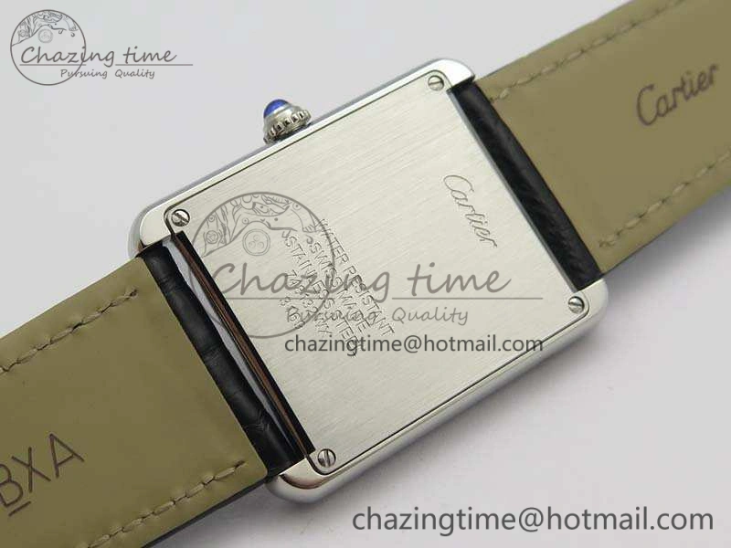 Tank Solo W5200002 Ladies 28mm SS LMF 1:1 Best Edition White Dial On Leather Strap Ronda Quartz