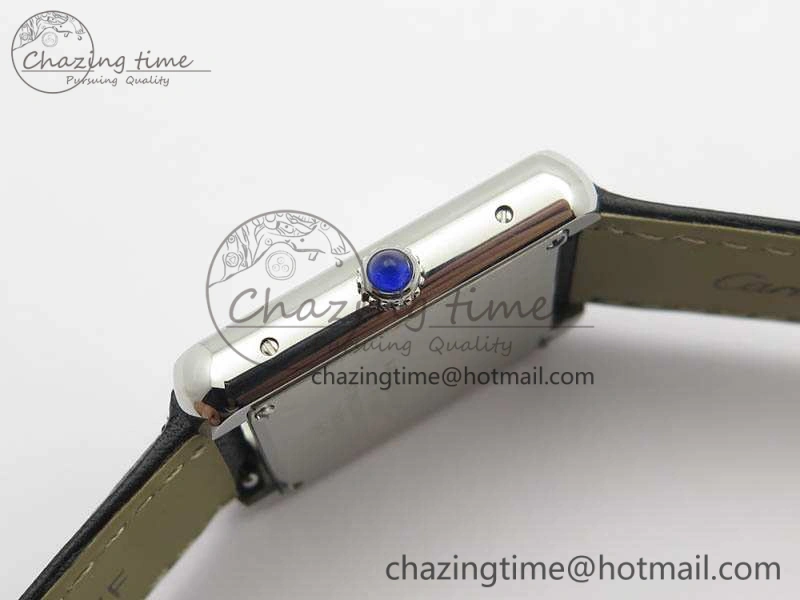 Tank W5200002 Ladies 25mm SS GPF 1:1 Best Edition White Dial On Leather Strap Ronda Quartz