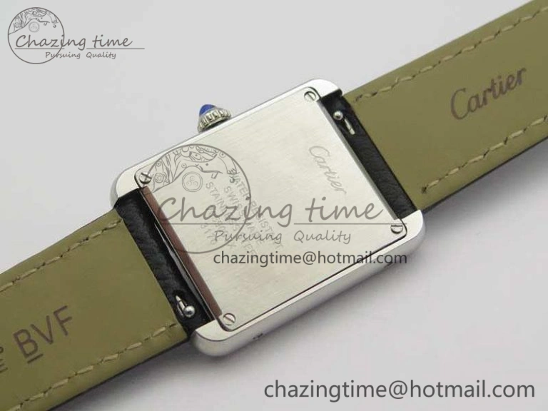 Tank W5200002 Ladies 25mm SS GPF 1:1 Best Edition White Dial On Leather Strap Ronda Quartz