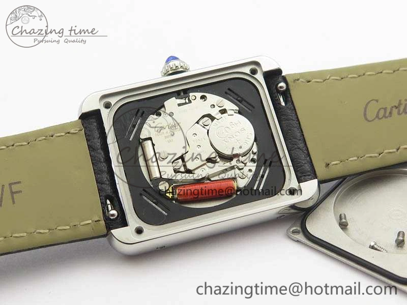 Tank W5200002 Ladies 25mm SS GPF 1:1 Best Edition White Dial On Leather Strap Ronda Quartz