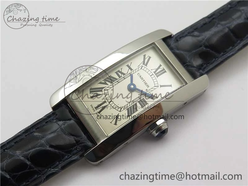 Tank WJTA0029 29mm 8848F SS Silver Dial on Black Croco Strap Ronda Quartz