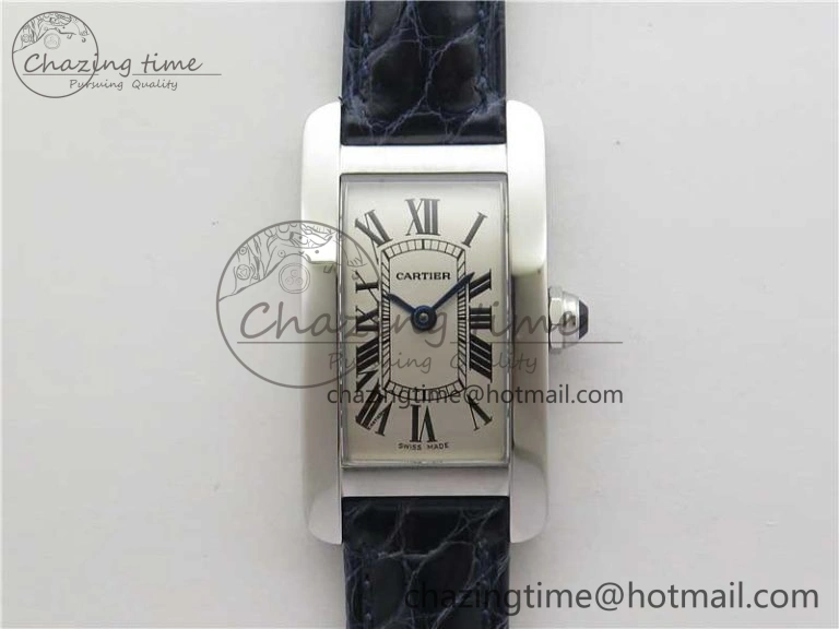 Tank WJTA0029 29mm 8848F SS Silver Dial on Black Croco Strap Ronda Quartz