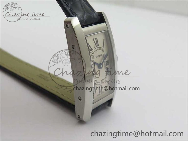 Tank WJTA0029 29mm 8848F SS Silver Dial on Black Croco Strap Ronda Quartz
