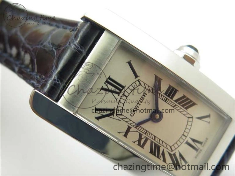 Tank WJTA0029 29mm 8848F SS Silver Dial on Black Croco Strap Ronda Quartz
