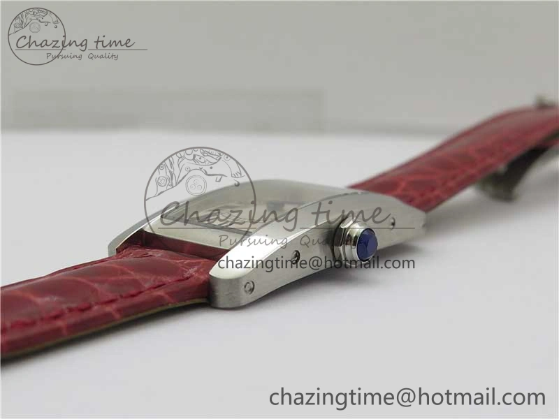 Tank WJTA0029 29mm 8848F SS Silver Dial on Red Croco Strap Ronda Quartz