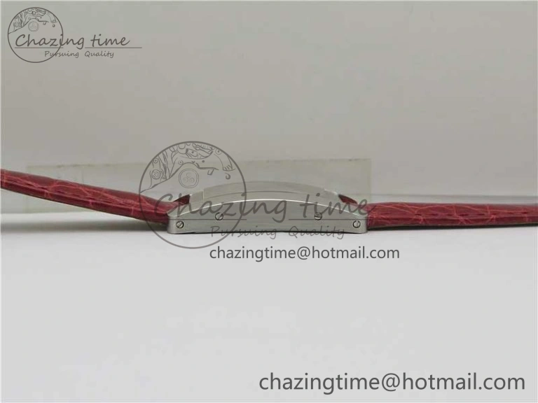 Tank WJTA0029 29mm 8848F SS Silver Dial on Red Croco Strap Ronda Quartz