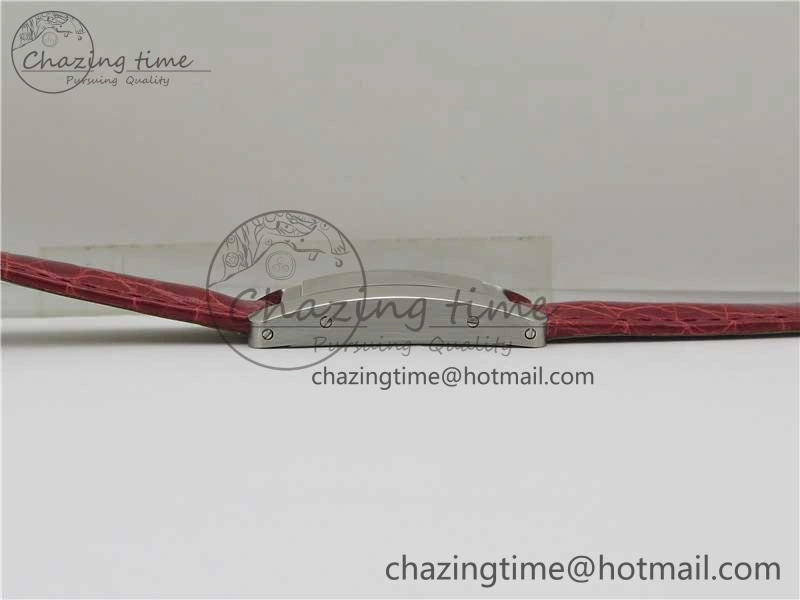 Tank WJTA0029 29mm 8848F SS Silver Dial on Red Croco Strap Ronda Quartz